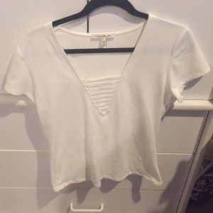 Express short sleeve large cutout going out top!